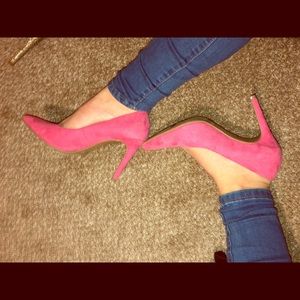 Classy pink heels